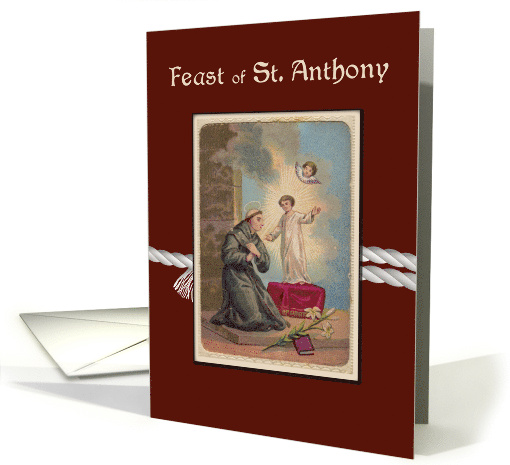 Feast of St Anthony of Padua card (1294476)