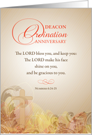 Deacon Ordination Anniversary Blessing card