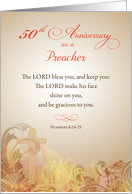 Preacher 50th Anniversary Ordination Blessing card