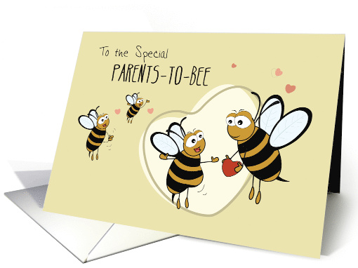 Parents to BEE 3rd Child Congratulations card (1324562)