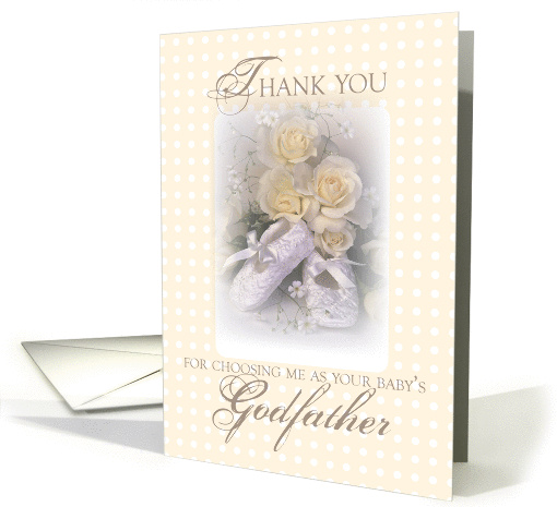 Thank You For Choosing Me As Baby S Godfather Card 1341074