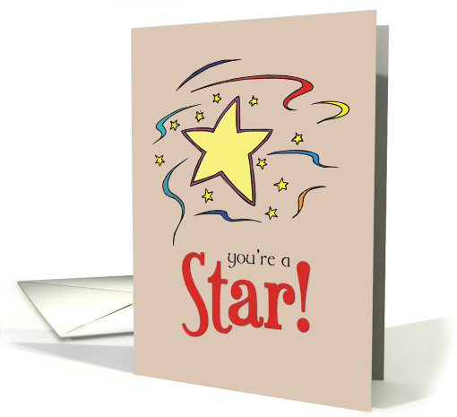 Star Congratulations card (1352172)