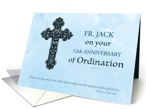 Custom Name and Anniversary Year Ordination Year Priest... (1354752)