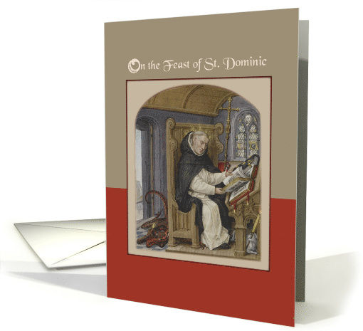 Feast of St Dominic Blessings card (1354790)