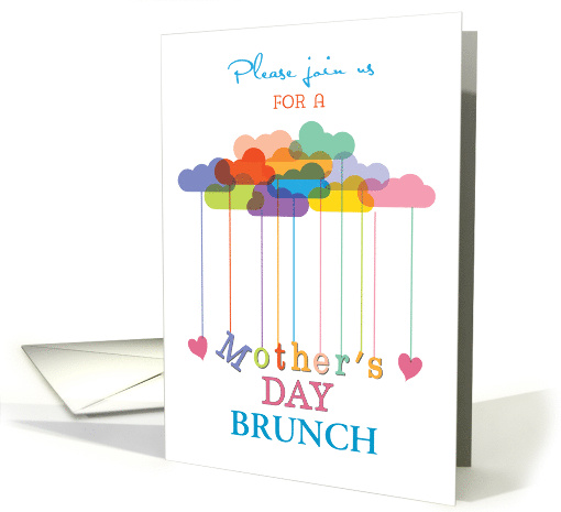 Invitation Customizable Mothers Day Brunch Rainbow Clouds... (1364476)