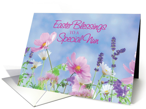 Easter Blessings To Nun Wildflowers card (1364752)