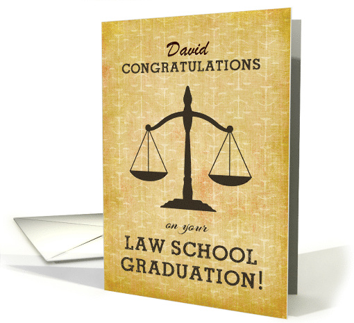 Law School Graduation Custom Personalized Name... (1369542)
