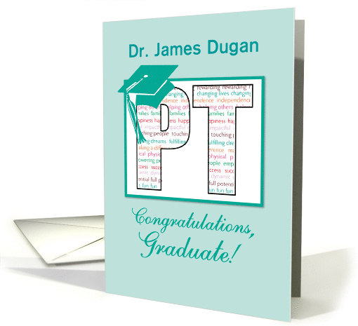 Custom Personalized Name Physical Therapy Graduation... (1379018)