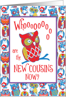 New Cousins Congratulations Awesome Owl card