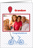 Custom Personalized Relationship and Photo Congratulations Ride Bike card