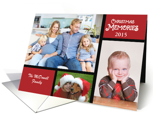 Christmas Photo Memories Customizable card (1398216)