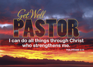 Pastor Get Well...