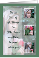 Happy Feast of St Therese the Little Flower card