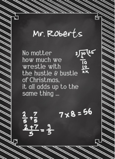 Math Teacher...