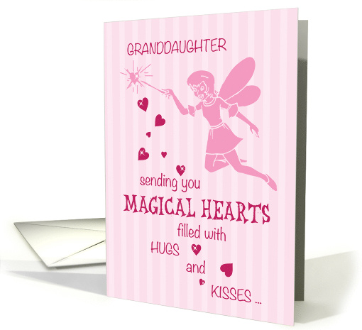 Granddaughter Birthday Magical Fairy Pink card (1423994)