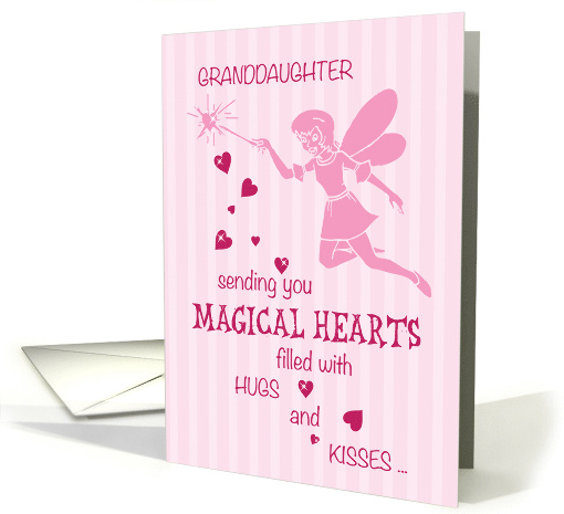 Granddaughter Gotcha Day Adoption Magical Fairy Pink card (1423998)