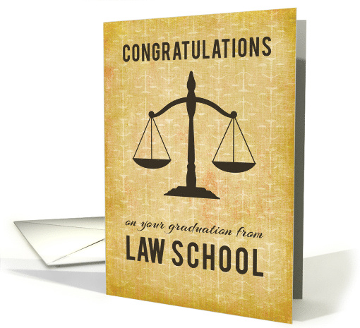 From All of Us Group Law School Graduation Congratulations card