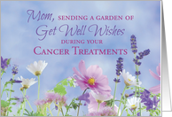 Mom Get Well During Cancer Treatments Garden Wildflowers Mother card