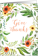 Give Thanks...