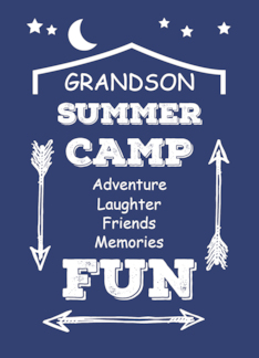 Grandson Camp Fun...