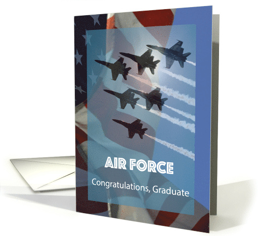 Air Force Graduation Jets Congratulations card (1479438)