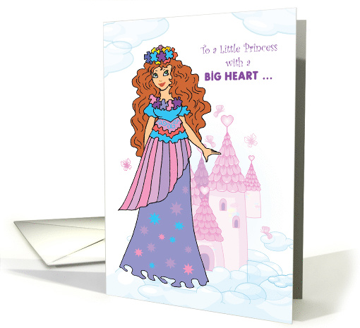 Big Sister Purple Pink Princess and Castle card (1479490)