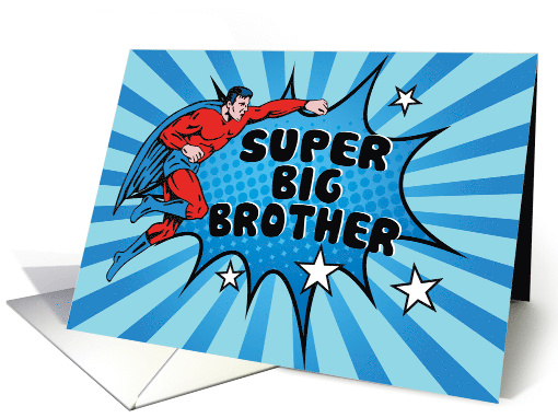 Superhero Becoming a Big Brother card (1479494)