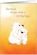 Bear Hugs For You Sweet Bears card
