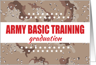 Army Basic Training Graduation Congratulations Military card