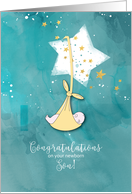 Parents to a Son Congratulations Baby in Stars card