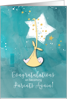 Becoming Parents Again Congratulations Baby in Stars card