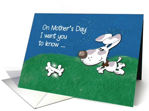 Mothers Day Best Doggone Mom card (1511608)