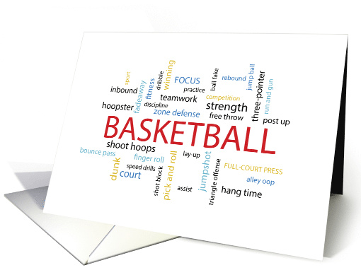 Basketball Coach Birthday in Words card (1511740)