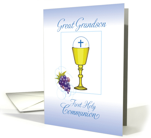 Great Grandson First Communion Chalice with Host and... (1513752)
