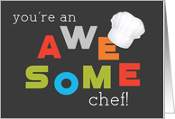 Chefs Day Awesome card