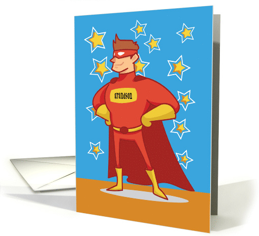Custom Relationship Superhero on Fathers Day card (1516812)