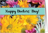 Doctors Day Thanks Gerbera Daisies card