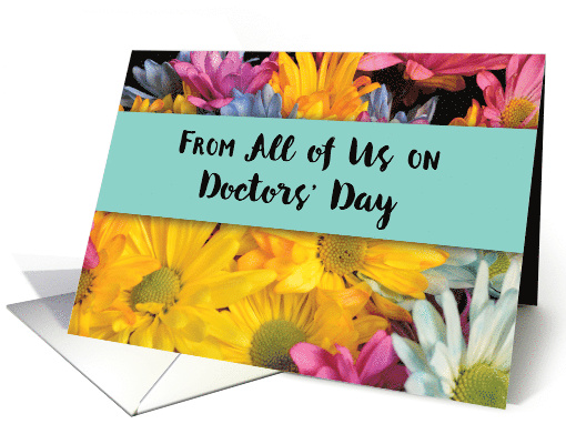 From All of Us on Doctors Day Thanks Gerbera Daisies card (1519526)