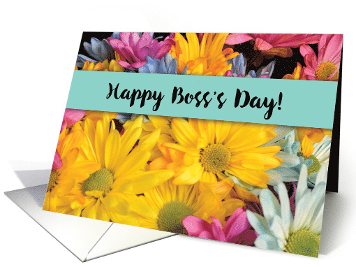 Boss Day Thanks Gerbera Daisies card (1519546)