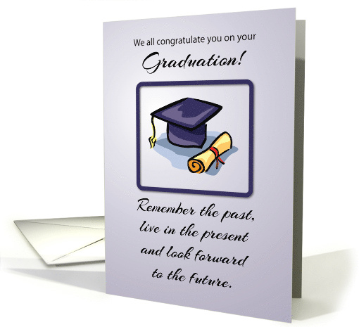 From All of Us Graduation Remember the Past card (1519776)