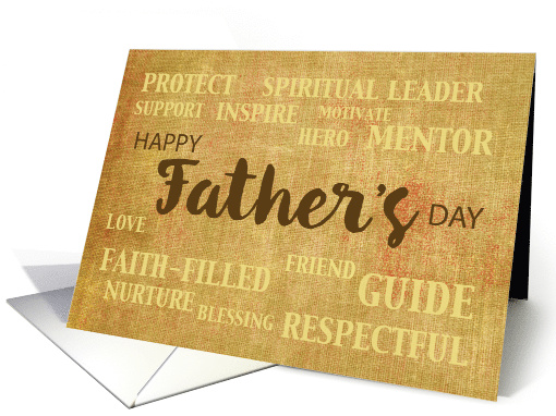 Fathers Day Qualities card (1524964)