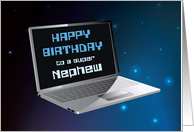 Nephew Birthday with Computer card