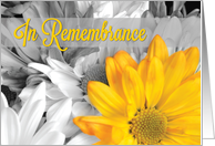 In Remembrance on Anniversary of a Dear Friend Daisy Flower card