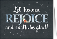 Let Heaven Rejoice...