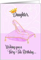 Daughter Fairy Tale Cinderella Birthday card