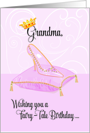 Grandma Fairy Tale Cinderella Birthday card
