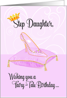 Step Daughter Fairy Tale Cinderella Birthday card