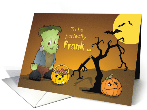 Frankenstein Funny Halloween Greeting card (1536920)