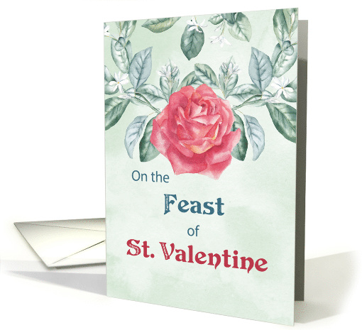 Rose Feast of St Valentine card (1550424)