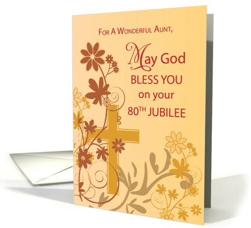 Aunt 80th Jubilee Custom card (1560718)